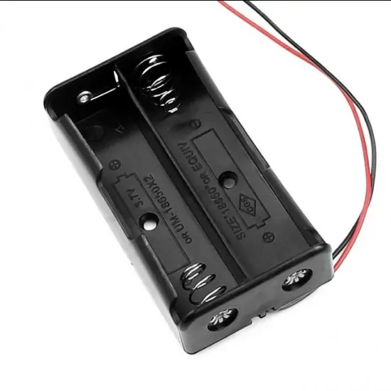 Case Holder For Battery 2 x 18650 Cell Box, without cover
