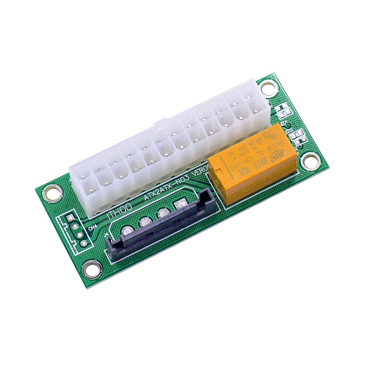 ATX 24Pin to SATA Dual Power Start-Up Adapter Card