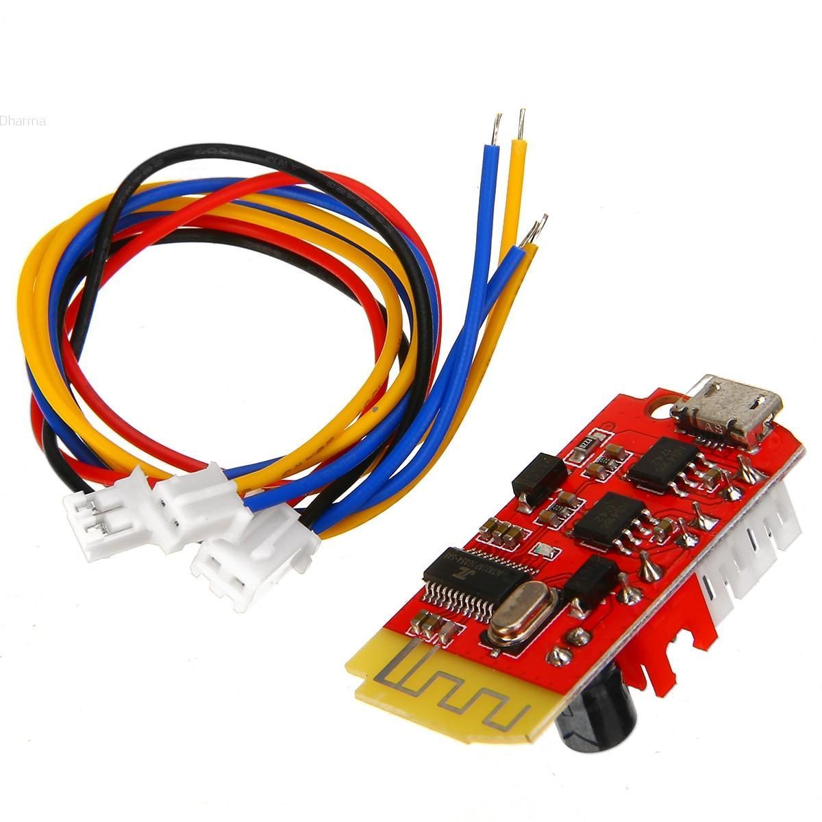 CT14 Bluetooth 4.2 F Class 5W+5W Stereo Audio Amplifier Module with Onboard Micro-USB battery Charging