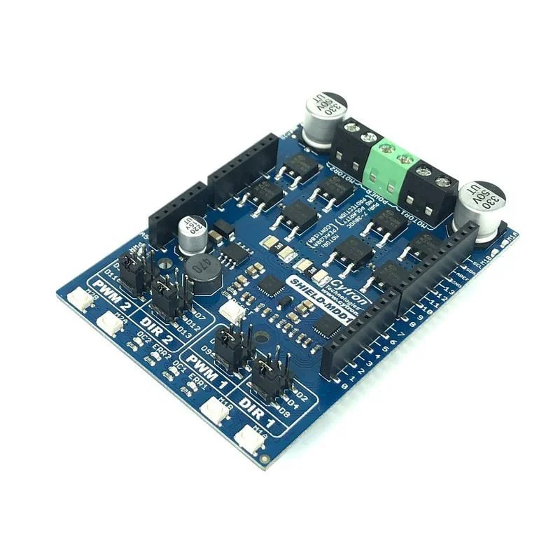 Cytron 10A Dual Channel 7V-30V DC Motor Driver Shield for Arduino Uno SHIELD-MDD10
