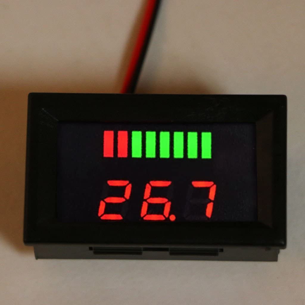 DC 12V-60V Lead-Acid Digital Battery Capacity Indicator Charge Tester Voltmeter