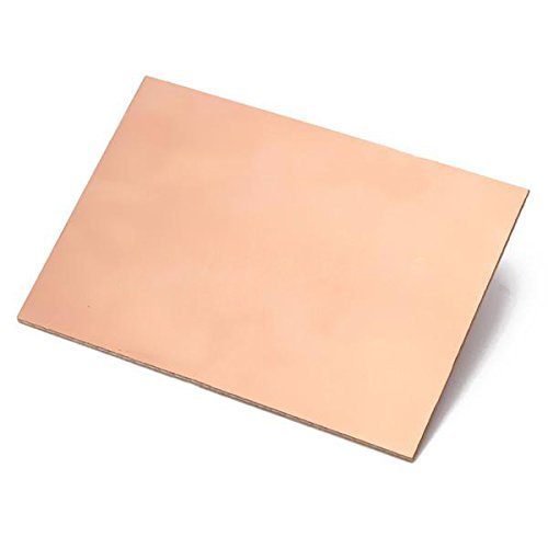 Single Side 10X7cm thickness 1.5mm Copper Clad Printed Circuit Board
