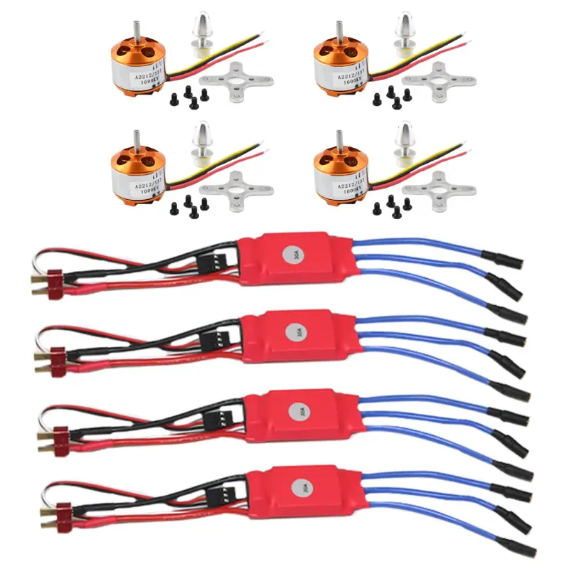 Quadcopter Drone Combo Kit for beginner (Motor + ESC + Propeller + Frame )