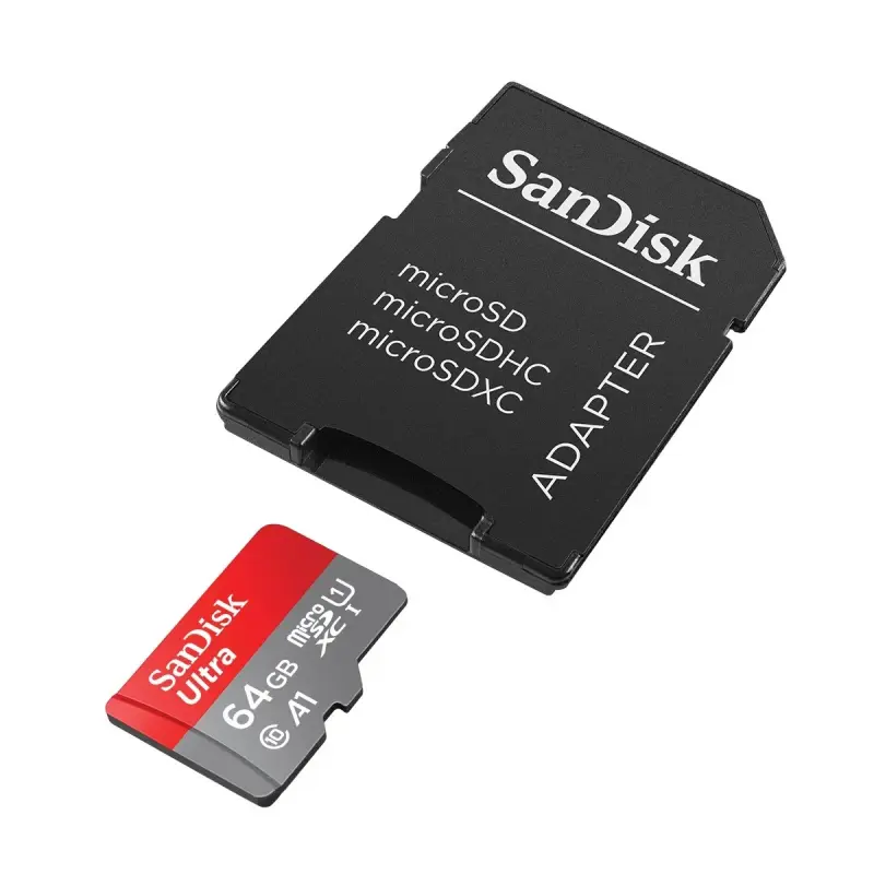 64GB Micro SD Class 10 Memory Card with Adapter - Image 2