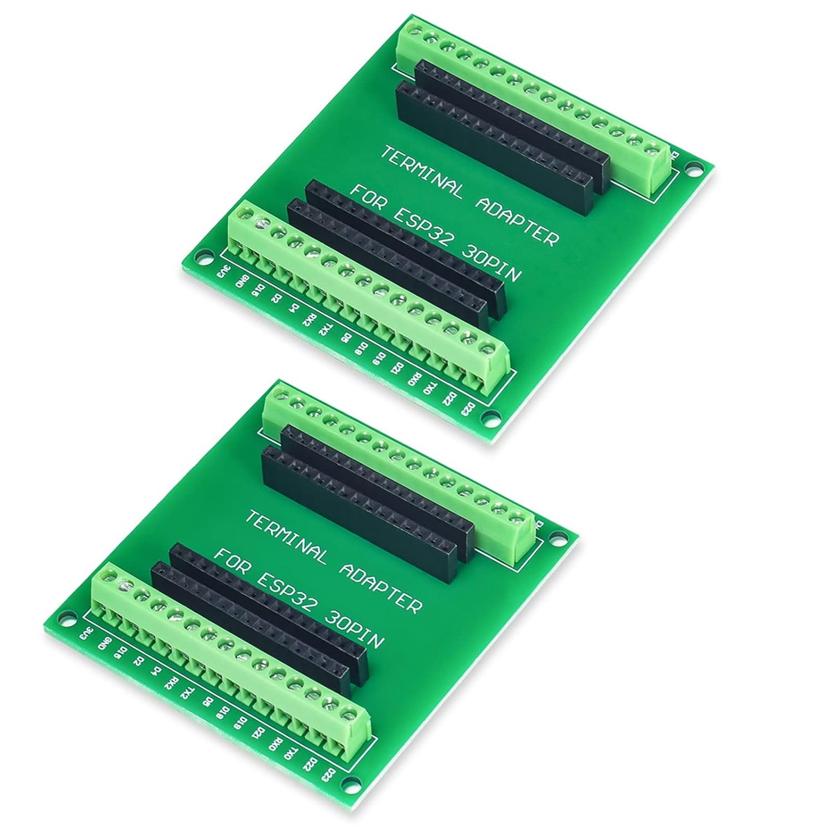 Green ESP32 Breakout Board for 30PIN ESP32 Development Board