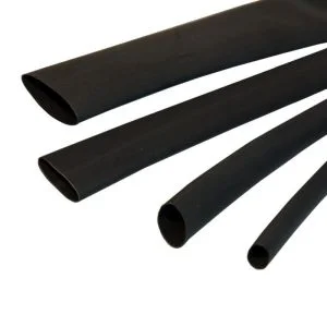 Heat Shrink Sleeve Tube 25mm Black 1meter Industrial Grade (HST)