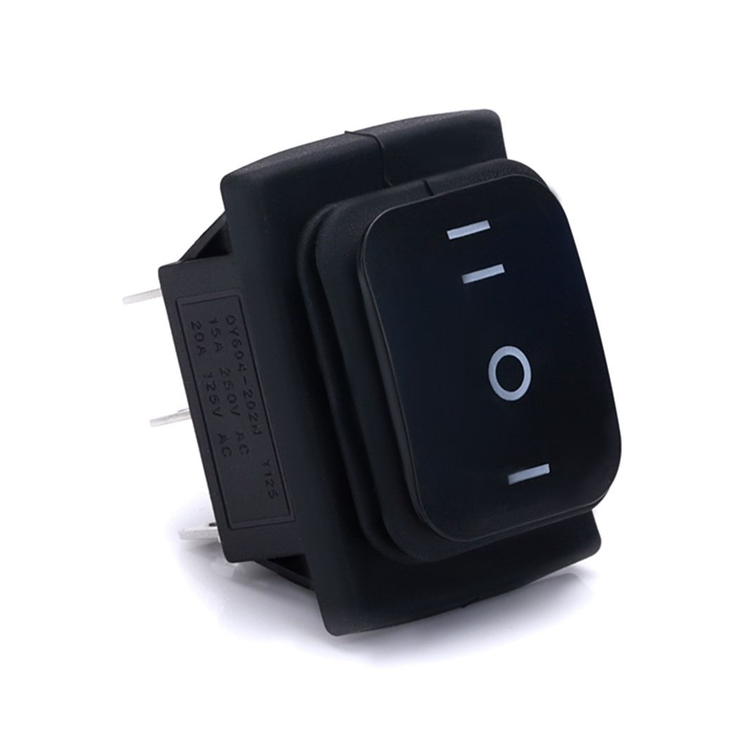 KCD2-203W Waterproof 6-Pin Rocker Switch (ON-OFF-ON)