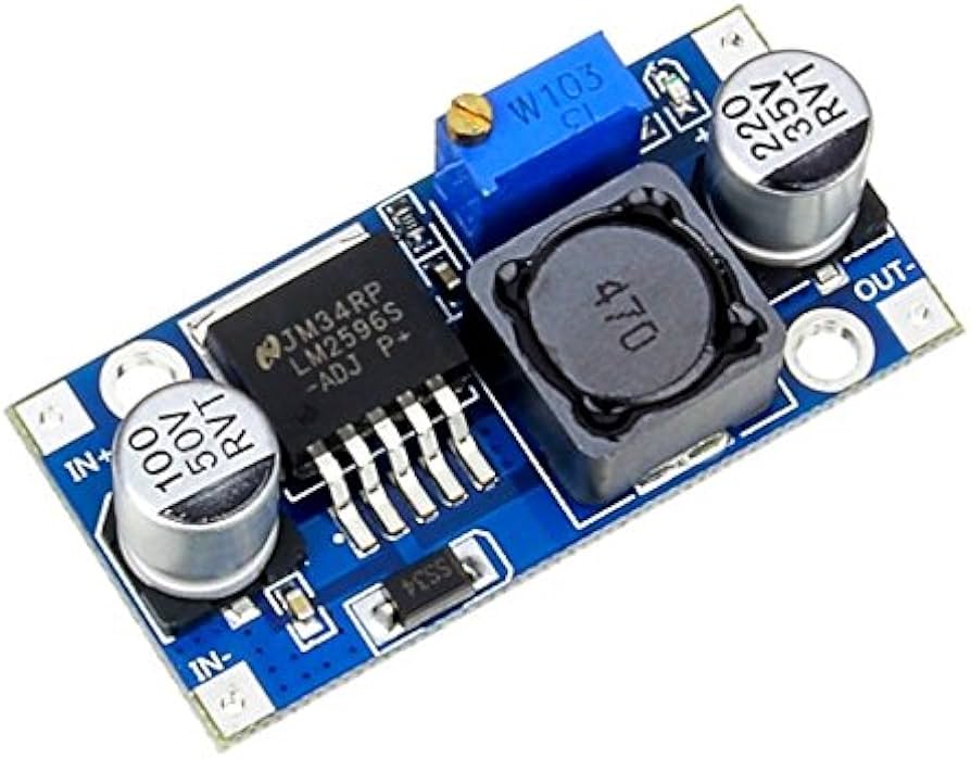 LM2596 DC-DC Buck Converter Adjustable Step Down Power Supply Module