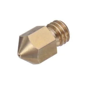 M6 Thread Brass Nozzle V5 V6 UM Compatible – 3mm x 0.3mm (for 3D printer)