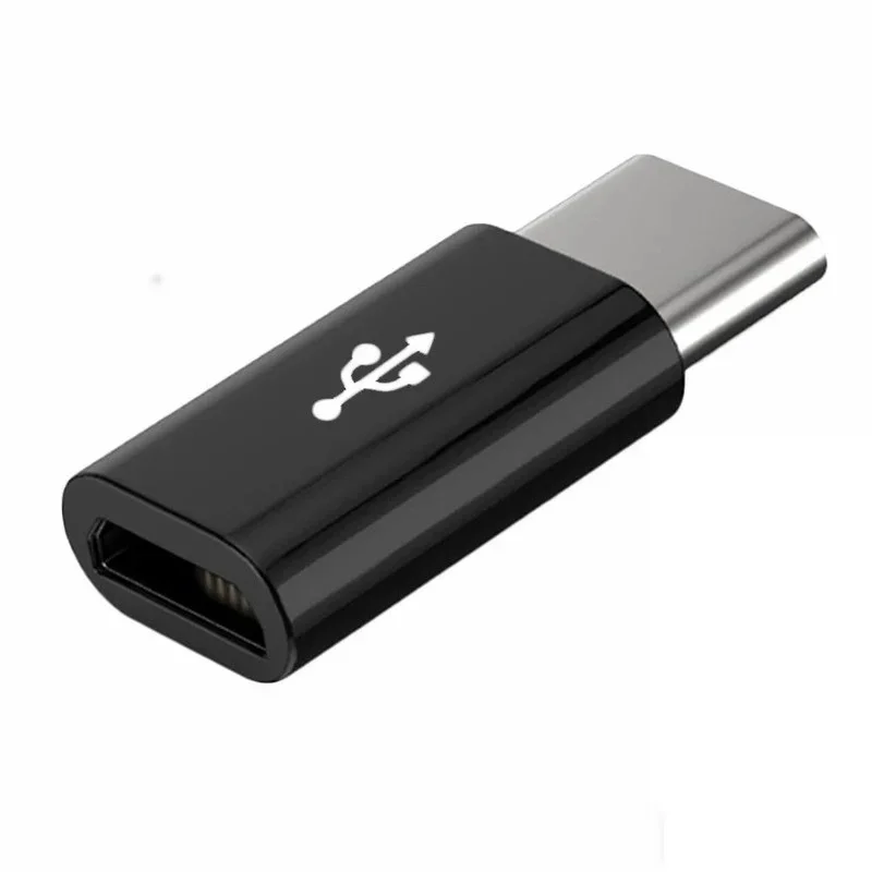 Micro USB-B Female To USB Type-C Male Converter Adapter for Raspberry Pi 4