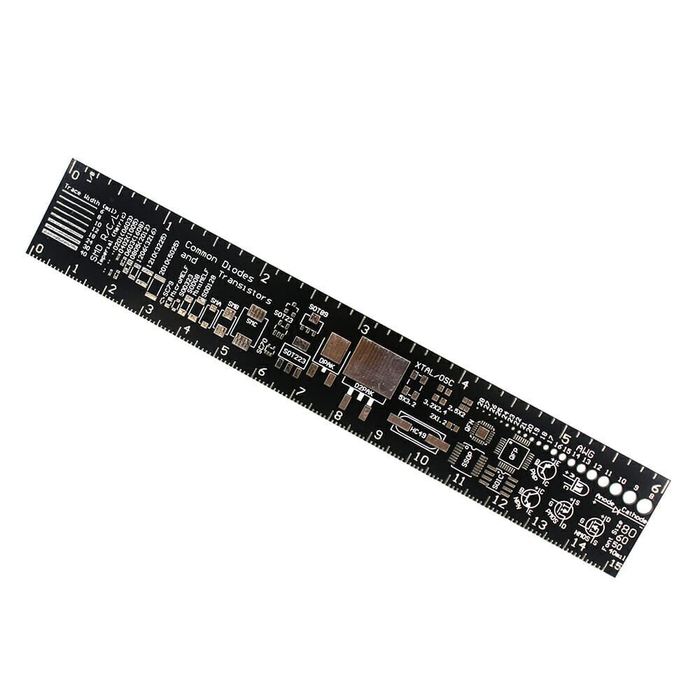 Multipurpose 15cm PCB Ruler Engineering Measuring Tool