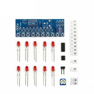 NE555 + CD4017 Water Flowing Light LED Module DIY Kit