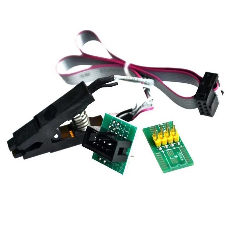 SPI BIOS FLASH Non-Dismantling Test Program Clip SOP8 24C 93C 25LF