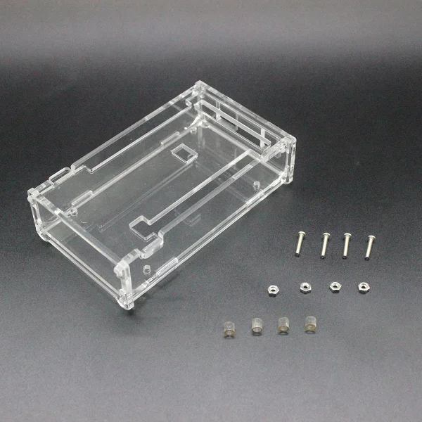 Transparent Acrylic Case Shell Enclosure Gloss Box For Arduino Mega 2560 R3