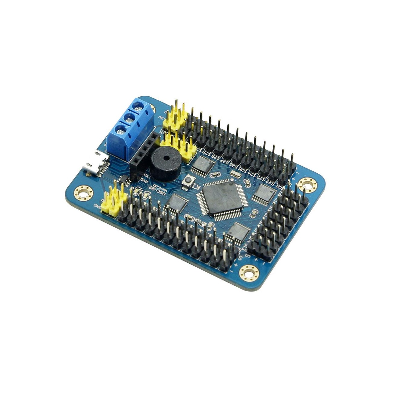 USB 32 Channel Servo Motor Controller Board with PS2 & WiFi Support, USB Cable Included