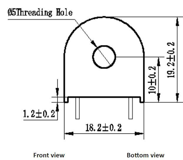 ZMCT103E 40 Ampere Current Transformer – PCB Mounting - Image 4