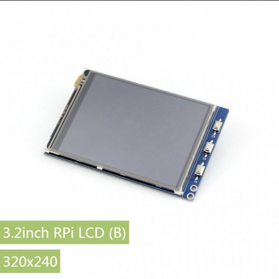 Waveshare 3.2 inch TFT Resistive Touchscreen Display for Raspberry Pi