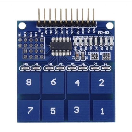 TTP226 8-Channel Capacitive Touch Switch Sensing Module